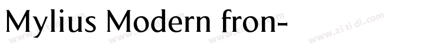 Mylius Modern fron字体转换